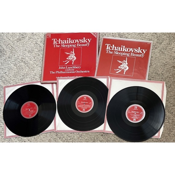 Tchaikovsky The Sleeping Beauty Record Collection w/autograph of Margot Fonteyn - Picture 1 of 14
